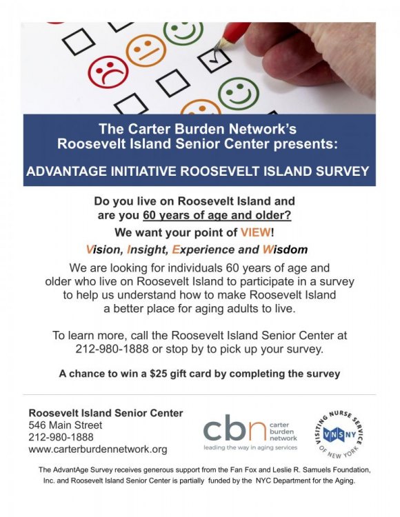 Carter Burden Network's Major Push to Serve Roosevelt Island Seniors Better Carter Burden Network's Major Push to Serve Roosevelt Island Seniors Better